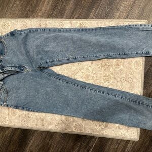 SHEIN Light Blue Straight Leg Jeans